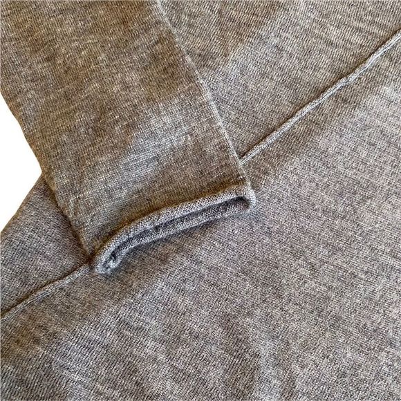 Dark Gray Max Studio Sweater with Shoulder “Rip” - Picture 3 of 12